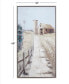 Canvas Barn Landscape Framed Wall Art with Silver-Tone Frame, 32" x 2" x 48"