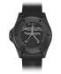 Men's Swiss Automatic Chronometer Ocean Star Diver 600 Black Rubber Strap Watch 43.5mm