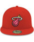 Фото #2 товара Miami Heat Official Team Color 59FIFTY Fitted Cap