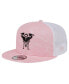 Фото #1 товара Men's Pink Inter Miami CF Flow 9FIFTY Trucker Snapback Hat