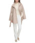 ფოტო #7 პროდუქტის Womens Double-Breasted Cape Coat