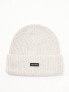 Calvin Klein daddy wool beanie in white