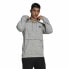Фото #8 товара Толстовка с капюшоном мужская Adidas Essentials Mélange Embroidered Светло-серый