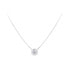 Silver necklace with zircon AGS56 / 47
