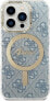 Фото #3 товара Guess Zestaw Guess GUBPP14XH4EACSB Case+ Charger iPhone 14 Pro Max 6,7" niebieski/blue hard case 4G Print MagSafe NoSize