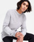 ფოტო #6 პროდუქტის Men's Plaited Crewneck Sweater, Created for Macy's