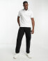 Selected Homme polo in white with tipping Hellweiß, XL - фото #4