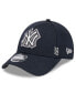 Фото #1 товара Men's Navy New York Yankees 2024 Clubhouse 9FORTY Adjustable Hat