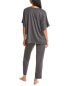 Natori 2Pc Pajama Set Women's Grey Xs