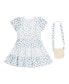 Little Girls Printed Tiered Dress