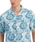 Фото #3 товара Men's Medallion-Print Camp-Collar Resort Shirt, Created for Macy's