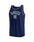 Men's Navy New York Yankees Bet Tank Top