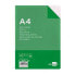 LIDERPAPEL A4 replacement 100 sheets 60g/m2 horizontal with 4-hole margin