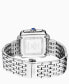 ფოტო #3 პროდუქტის Women's Bari Tortoise Silver-Tone Stainless Steel Watch 34mm