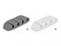 Delock 18330 - Cable holder - Thermoplastic Rubber (TPR) - Gray - White