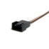 Фото #3 товара StarTech.com 12in 4 Pin Fan Power Extension Cable - M/F - 0.305 m - Molex (4-pin) - Molex (4-pin) - Male - Female - Straight