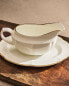 Фото #8 товара Bone china gravy boat with rim