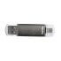 Hama Laeta Twin - 128 GB - USB Type-A / Micro-USB - 2.0 - 10 MB/s - Cap - Gray