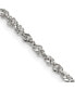 ფოტო #2 პროდუქტის Stainless Steel Polished 3mm Singapore Chain Necklace