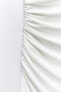 Фото #14 товара Платье миди со сборками без рукавов ZARA