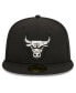 ფოტო #4 პროდუქტის Men's Black Chicago Bulls 2023/24 City Edition Alternate 59FIFTY Fitted Hat