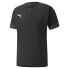 Фото #1 товара Puma Teamfinal V Neck Short Sleeve Soccer Jersey Mens Black 70501603