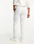 Фото #3 товара ASOS DESIGN Micro texture skinny suit trousers in ice grey