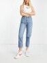 Фото #4 товара Monki Taiki high waist mom jeans in light blue