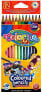 Фото #1 товара Цветные карандаши Colorino акварельные 12 цветов с кисточкой