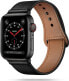 Фото #1 товара Tech-Protect TECH-PROTECT LEATHERFIT APPLE WATCH 1/2/3/4/5/6 (42/44MM) BLACK