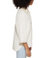 ფოტო #3 პროდუქტის Women's Zip-Front Lined Oversized Shacket