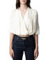 Фото #1 товара Zadig & Voltaire Tyfon Satin Top Women's M