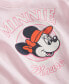 Toddler & Little Girls Minnie Mouse Visor Graphic T-Shirt