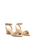 Фото #7 товара Women's Stella Mid Block Embellished Sandals