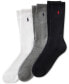 ფოტო #2 პროდუქტის Men's 3-Pk. Extended Size Athletic Crew Socks