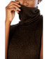 ფოტო #3 პროდუქტის Women's Fig Turtleneck Crop Sweater