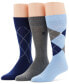 Men's 3-Pk. Argyle Dress Socks