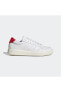 Фото #1 товара Кроссовки Adidas Nova Court Lifestyle Полу-Белый / Полу-Белый / Ярко-Красный