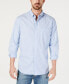 Фото #1 товара Men's Solid Stretch Oxford Cotton Shirt, Created for Macy's