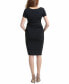 Maternity Lana Belted Ruched Midi Dress