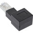Фото #8 товара InLine patch cord adapter Cat.6A - RJ45 male / female - angled 90° to the left
