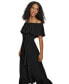 Фото #4 товара Women's Off-The-Shoulder Flounce Maxi Dress