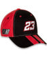 ფოტო #1 პროდუქტის Big Boys Black and Red Bubba Wallace DoorDash Big Number Adjustable Hat