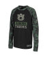 Big Boys Black, Camo Auburn Tigers OHT Military-Inspired Appreciation Raglan Long Sleeve T-shirt
