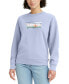 Фото #1 товара Women's Comfy Logo Fleece Crewneck Sweatshirt