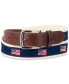 Men's Flag Ribbon Belt, Created for Macy's коричневый/темно-синий, M (34-36) - фото #1