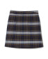 ფოტო #2 პროდუქტის Big Girls Adjustable Waist Plaid Two-Tab Scooter Plaid Skirt