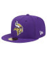 Фото #1 товара Men's Purple Minnesota Vikings Main 59FIFTY Fitted Hat