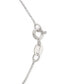 ფოტო #2 პროდუქტის Mint Quartz (9 ct. t.w.) & White Topaz (1/8 ct. t.w.) 18" Pendant Necklace in Sterling Silver