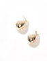 Фото #4 товара ALDO aludra chunky hoop earrings in gold